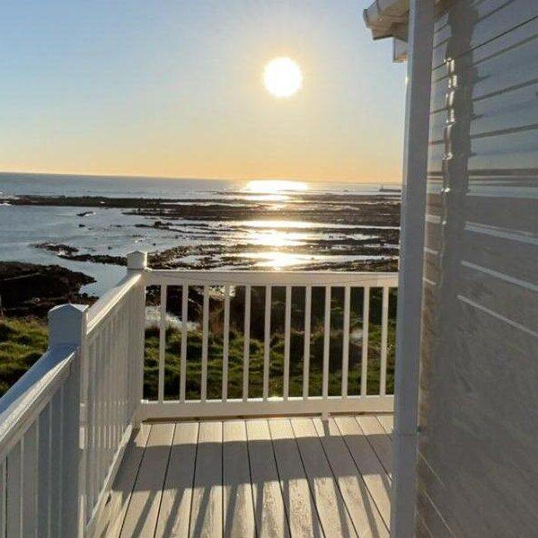 Slip-resistant pressure washing for holiday park paths and communal areas.